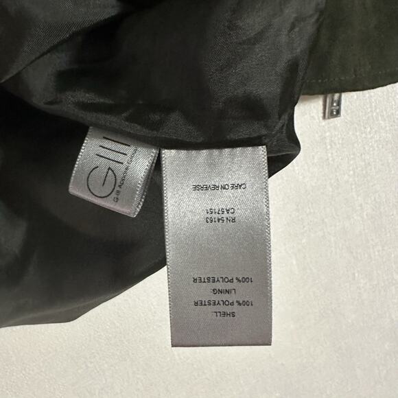 Kenneth‎ Cole Reaction Faux Suede Motorcycle Jacket with Zipper Accents XL - Picture 8 of 13